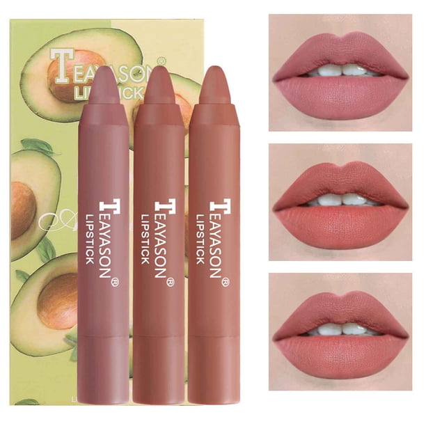 Fiudx Lápiz Labial Mate, Lápiz Labial de Larga Duración En Acabado Aterciopelado, Brillo Resistente a Las Manchas, Ideal para Oficina, Citas y Fiestas, Esencial de Belleza Femenina, Set de Regalo Inc