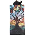 thumbnail image 2 of PU Leather Rectangle Eyeglass Cases Eyeglass Sunglasses Protector Pouch Tree of Life 180x85mm 1 pc, 2 of 7