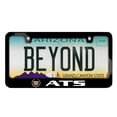 thumbnail image 2 of Cadillac ATS Logo in Full-Color Black Metal License Plate Frame, 2 of 7