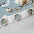 thumbnail image 4 of Feelyou Rustic Flower Floral Curtains Pack of 2 (42x84 Each), Kawaii Bird Animal Curtains Blackout, Vintage Chinese Style Bedroom Curtains, Curtains and Drapes Room Decor, 4 of 6