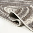 thumbnail image 7 of JONATHAN Y SUPERSOFT 4 x 6 Area Rug, Eleni Glam Abstract Marble - Brown/Cream, SEU301B-4, 7 of 7
