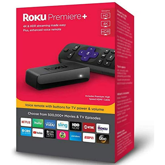 Roku Lecteur de Streaming Premiere+ 4K HDR