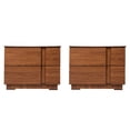 thumbnail image 1 of Set de 2 Buros Tali Nogal Kessa Muebles, 1 of 5