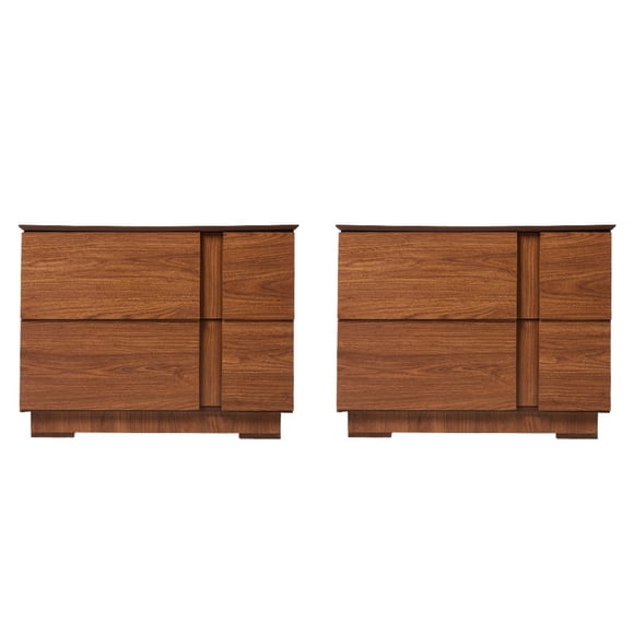 Set de 2 Buros Tali Nogal Kessa Muebles