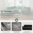 thumbnail image 4 of Koby Home Sectional Compressed Sofa Set 5pcs Chenille Couches for Living Room Color Green, 4 of 9