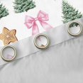 thumbnail image 4 of Feelyou Xmas Tree Black Out Curtains, Bowknot Dessert Curtains Pack of 2 (42x63 Each), 4 of 6