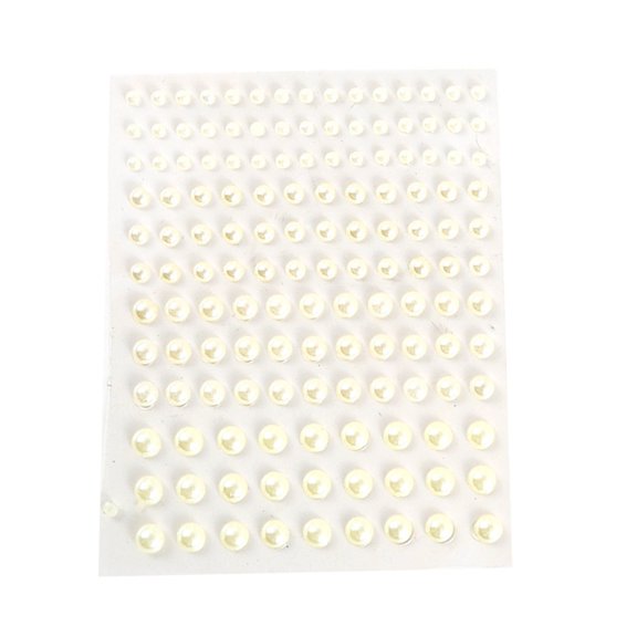 Pegatinas de diamantes de imitación Soidarity para cara y cuerpo color perla