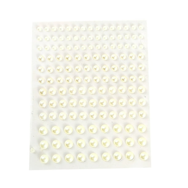 Guardurnaity Ojo cuerpo cara gemas pegatinas de diamantes de imitación autoadhesivo sin pegamento maquillaje joyería accesorio DIY fiesta favores para Tratamientos faciales color perla Guardurnaity CE013625-08B