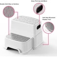 thumbnail image 4 of Toddler Step Stool for Kids - Non-Slip 2 Step Stool for Bathroom Sink & Potty Training, 3-in-1 Dual Height Kitchen Counter, Sturdy Safety Nursery Stool for Boys & Girls (Include 2 Ducks), 4 of 7