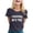 Marine, variante sur HXWCHs T-shirt à Coupe Basse Mom's Favorite Day Humour Familial T-shirt Graphique pour Femmes Confortable Décontracté Col Rond T-shirt S Noir
