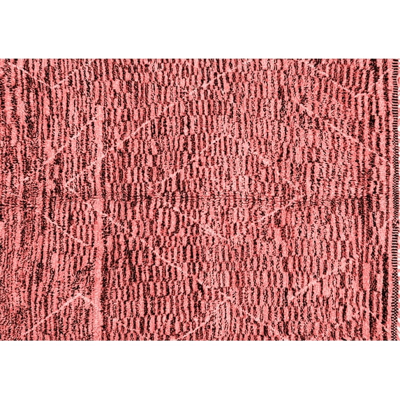 Ahgly Company Indoor Rectangle Solid Red Modern Area Rugs, 3' x 5'