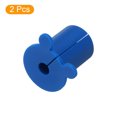 thumbnail image 3 of Unique Bargains 2Pcs Wall Grommets for Cables 1 Inch Silicone Cable Wall Through Cable Routing Kit with 8mm Hole, Blue, 3 of 6