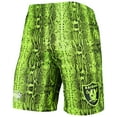 thumbnail image 2 of Men's New Era Neon Green Las Vegas Raiders Summer Pop Shorts, 2 of 3