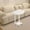 White, variant on Elodie Bear End Table with Wheels Creative Cute Side Table for Apartment Couch Sofa White
