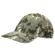 Under Armour Digi Camo Golf Cap Hat Curved Bill White/Digi Camo 1285134-280-L/XL