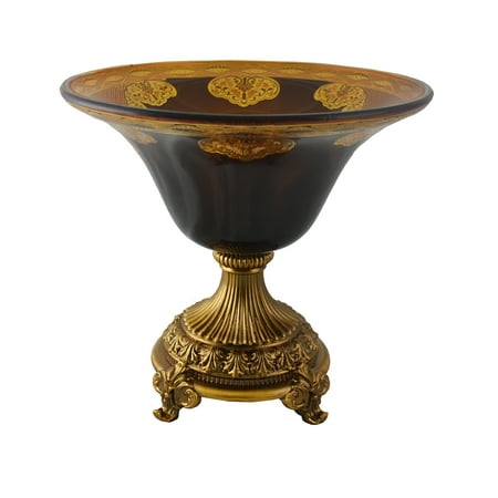 Round Glass Bowl Centerpiece for Dining Room Or Living ...