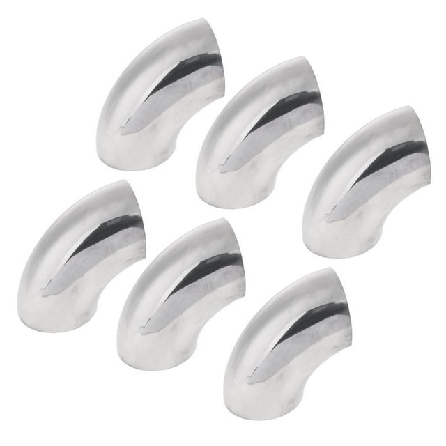 Tubería / Tubo de Curvatura de Mandril de material acero Inoxidable de 2.5 "90 degree Grados (63 Mm) Codo de Grado 304 DYNWAVEMX Tubería de escape curvada