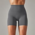 thumbnail image 1 of Pantalones Cortos De Yoga Pantalones cortos casuales para mujer Elástico Cintura alta Levantamiento de cadera para deportes de gimnasia (XS Gris oscuro), 1 of 8
