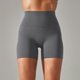 thumbnail image 1 of Pantalones Cortos De Yoga Pantalones cortos informales para mujer, cintura alta elástica, levantamiento de cadera para deportes de gimnasio (S gris oscuro), 1 of 8