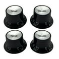 thumbnail image 1 of Lefu Electric Guitar Top Hat 2 Volume & 2 Tone Knobs for Gibson EPI LP ST Guitars, 1 of 9