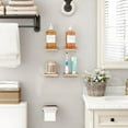 thumbnail image 6 of 4-Pack Small Floating Shelves for Wall, Wood Shelf 5 Inch Display Ledges Room Decor, Mini with 2 Types of Installation, 6 of 10