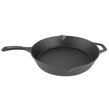 Taste of Home 12-inch Pre-Seasoned Cast Iron Skillet - Black