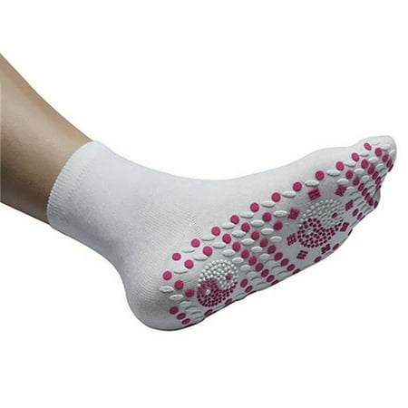 

purcolt Winter Clearance 2022! Tourmaline Thermal Circulation Self-heating Shaping Socks Unisex Winter Warm Tourmaline Acupressure Massage Socks Foot Warmer Magnetic Socks for Pain Relief