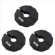 thumbnail image 1 of 3X Gimnasio Micro-Plates Dumbbell Fractional Weight Disc Rubber Fractional Weight Discs Add-On Change Negro 0.5kg, 1 of 5