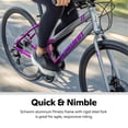 thumbnail image 2 of Schwinn Circuit Hybrid Fitness Bike, 700c Wheel, 21 Speeds, Gray / Purple, 2 of 4