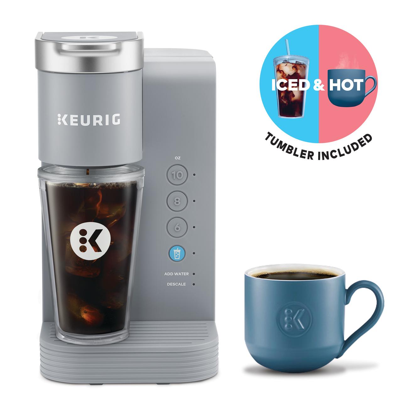 Keurig K-Iced Essentials Gray Iced and Hot Single-Serve K-Cup Pod Coffee Maker - image 3 of 16