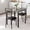 Gris, variante sur Ourlova Ensemble de Table à Manger pour 2 Petite Table de Salle à Manger avec 2 Chaises Confortables Ensemble de Table de Cuisine Style Ferme 3 Pcs Table à Manger Gain de Place pour Appartement Petits Espaces Noir Gris avec 2 Chaises