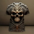 thumbnail image 2 of LUOGENLI T-shirts pour Homme pour Hommes T-Shirt Cool à Col Rond à Manches Courtes T-Shirt 3D à la Mode T-Shirt à Manches Courtes T-shirts pour Hommes T-shirts Graphiques Pêche Pâques Noir G, 2 of 4