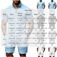 thumbnail image 3 of Zormilly Mens Two Piece Summer Outfit Short Sleeve Collared Shirts Shorts Loungewear Sets with Pockets Loose Workout Sets, S-3XL, 3 of 7