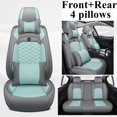 thumbnail image 3 of Juego de fundas para asientos de coche para Honda Civic Jazz Legend Accord City Clarity Concept-v Crosstour Crv Fit Hrc Insight Ridgeline Urban Vezel, 3 of 5