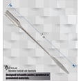 thumbnail image 4 of Stainless Steel Double Ended Micro Lab Spatula Sampler, Semi Circle Scoop Spoon & Tapered Arrow End, 7" Length, 4 of 7