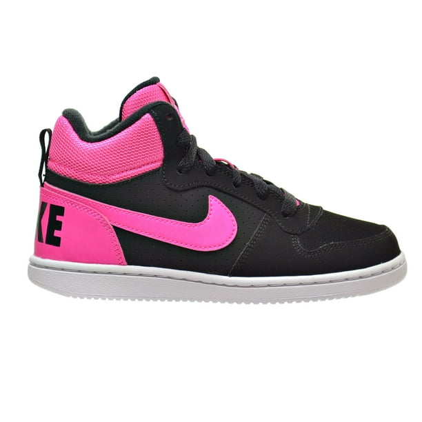 Nike Nike Court Borough Mid (PS) Little Kid's Shoes Black/Pink Blast