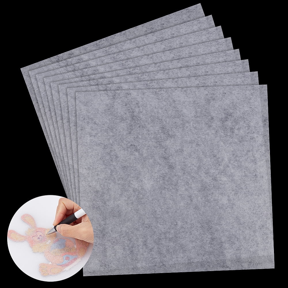Stick and Stitch Embroidery Non-woven Water Soluble Fabric Wash Away Embroidery Stabilizer White 504x502x0.1mm
