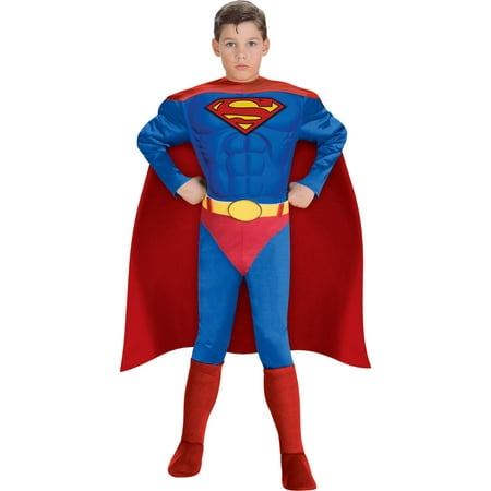 Deluxe Muscle Chest Superman Child Costume