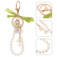 thumbnail image 1 of LIFKOME 1Pcs Lily Flower Keychain With Ribbon Material For Girls Handbag Decor 7x2x0.4in, 1 of 8