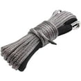 thumbnail image 2 of Winch Rope 1/4 Inch x 50 Feet 7500 LBS Synthetic Winch Line Cable with Black Protective Sleeve Winch Line Ropes for ATV Winch with Synthetic Rope UTV Winches Rope Truck Boat Vehicle, 2 of 9