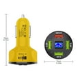 thumbnail image 2 of Car Digital Display Charger 36W, PC, LED Voltage Meter, Fast USB Charging, Universal for iPhone/Android, Compact, Protection Features, 2 of 5