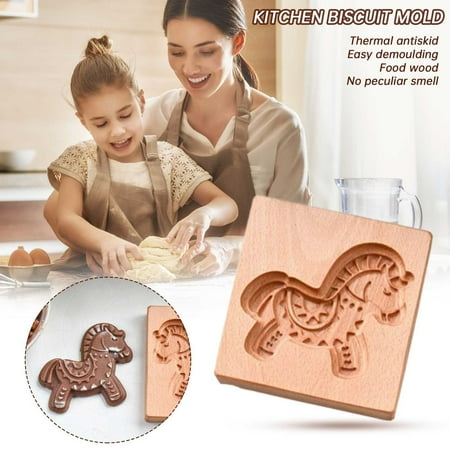 

Christmas decorations DIY Baking Moulds Wooden Cookie Embossing Craft Decorative Tools For Thanksgiving Kitchen gifts