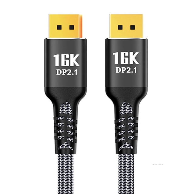 YSTINNG 1m-DisplayPort 2.1 16K@30Hz 10K@60Hz Display Cable for Professional Gaming and Video Editing Strong Compatibility C311-8607