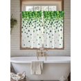 thumbnail image 4 of St. Patrick's Day Bathroom Window Curtain, Spring Lucky Shamrocks Rustic Leaves Light Filtering Coffee Kitchen Curtains, Bedroom Living Room Curtains 2 Panel 84"x54", 4 of 6