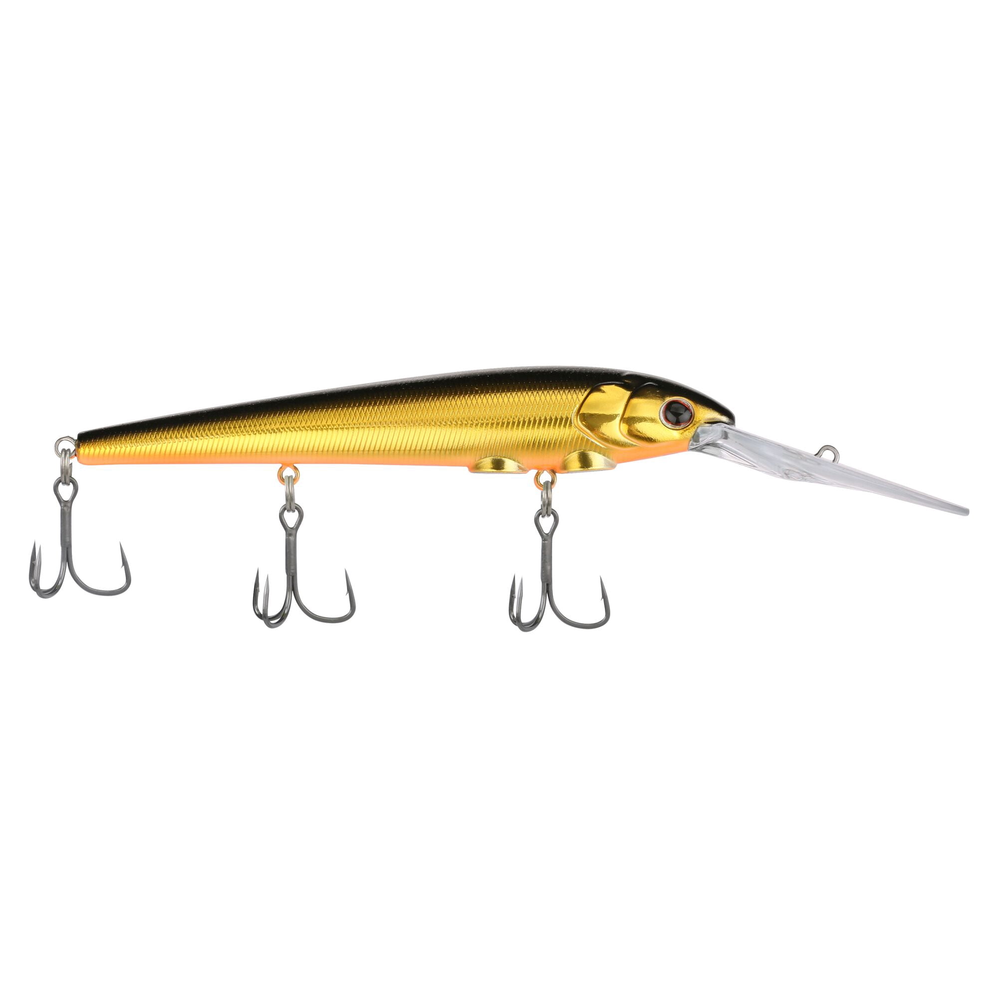 Berkley Deep Hit Stick, 4.75 in, Crankbaits, Black Gold (1 Count)