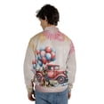 thumbnail image 5 of Vintage Patriotic German Shepherd 4th of July Independence Memorial Day All Over Print 3D Baseball Jacket Alsatian Dog Lover Gifts Bomber Jacket Softball - 01006, 5 of 6