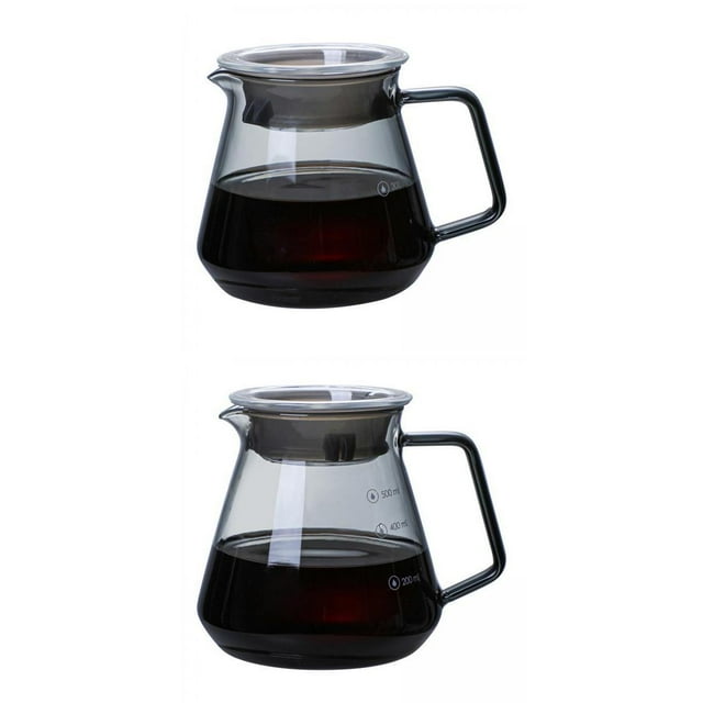 GROWTH TANK 2x Cafetière en Verre pour Infusion Manuelle Cafetière Goutte à Goutte Cafetière