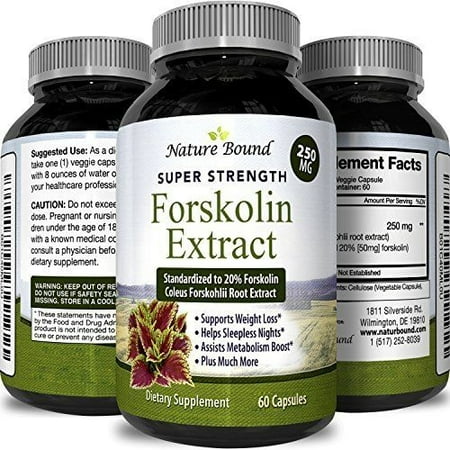 Pure Forskolin Extract Coleus Forskholli Potent Supplement for Men & Wom..