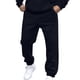 thumbnail image 2 of Pantalones largos para hombre, lisos, a la moda, informales, con bolsillos, cintura elástica, pantalones largos, pantalones deportivos, pantalones de poliéster para hombre., 2 of 5