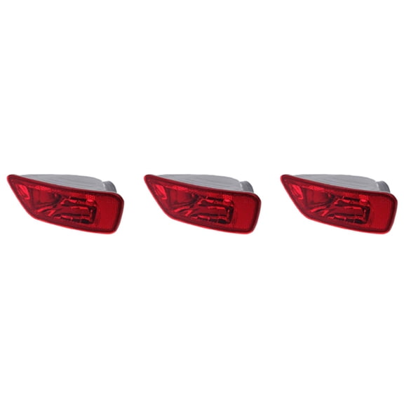 3X Rear Right Fog Lamp for Journey, Compass Grand 11-16 Tail Bumper Lamp Fog Lights Rear Bumper Light